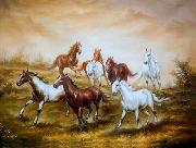 unknow artist Horses 011 Sweden oil painting artist
